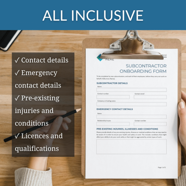 Subcontractor Onboarding Form - Image 3