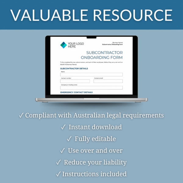Subcontractor Onboarding Form - Image 7