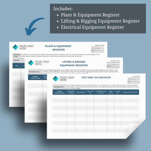 Workplace Equipment Register Bundle - Image 2