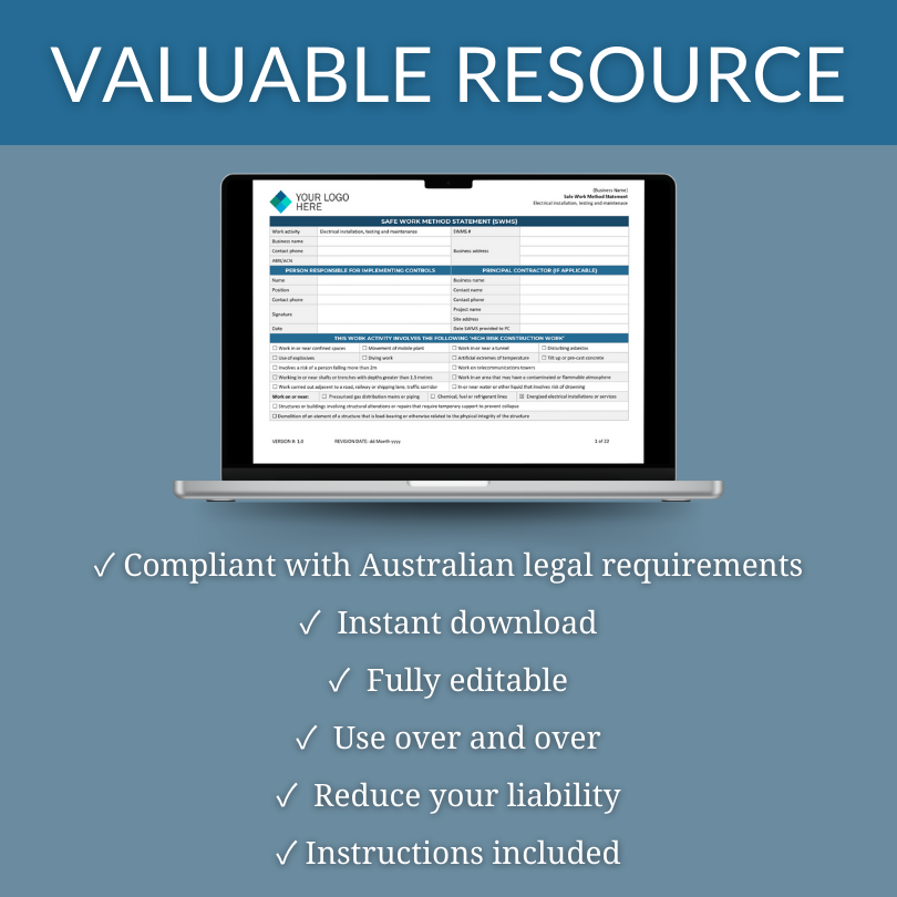 Electrical Work SWMS - Image 8