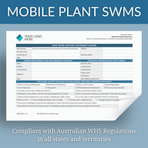Preview of Mobile Plant SWMS