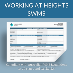 Preview of Working at Heights SWMS