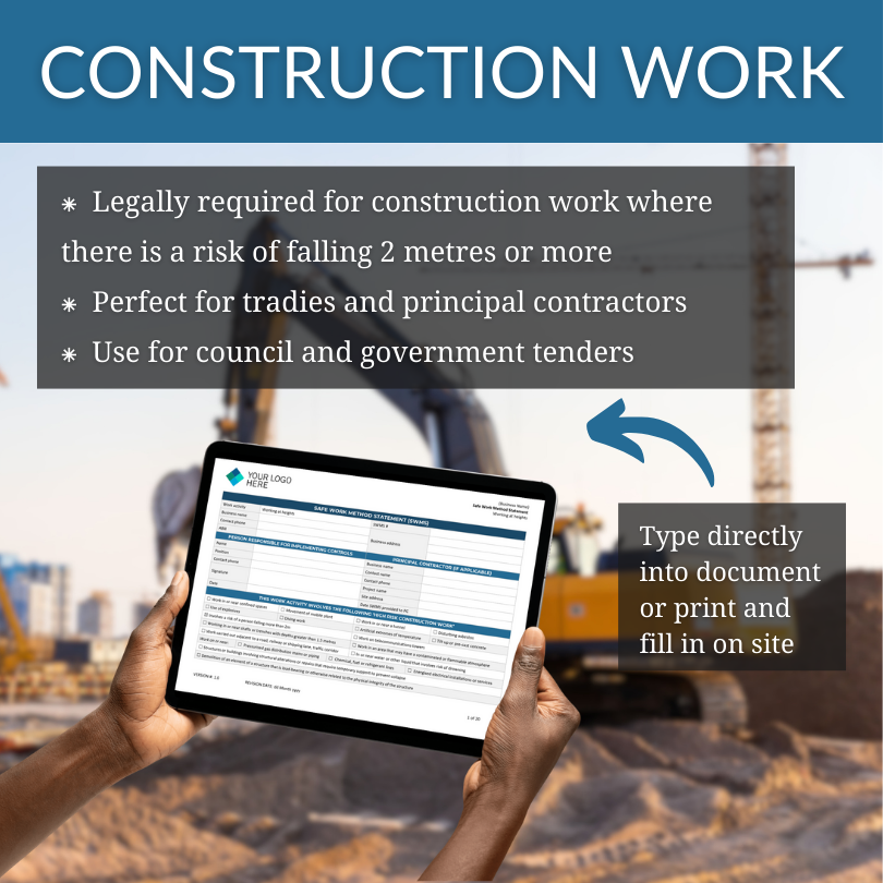 Working at Heights SWMS - Image 6