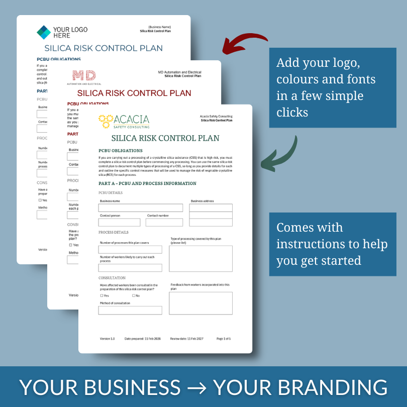 Silica Risk Assessment and Control Plan - Image 8